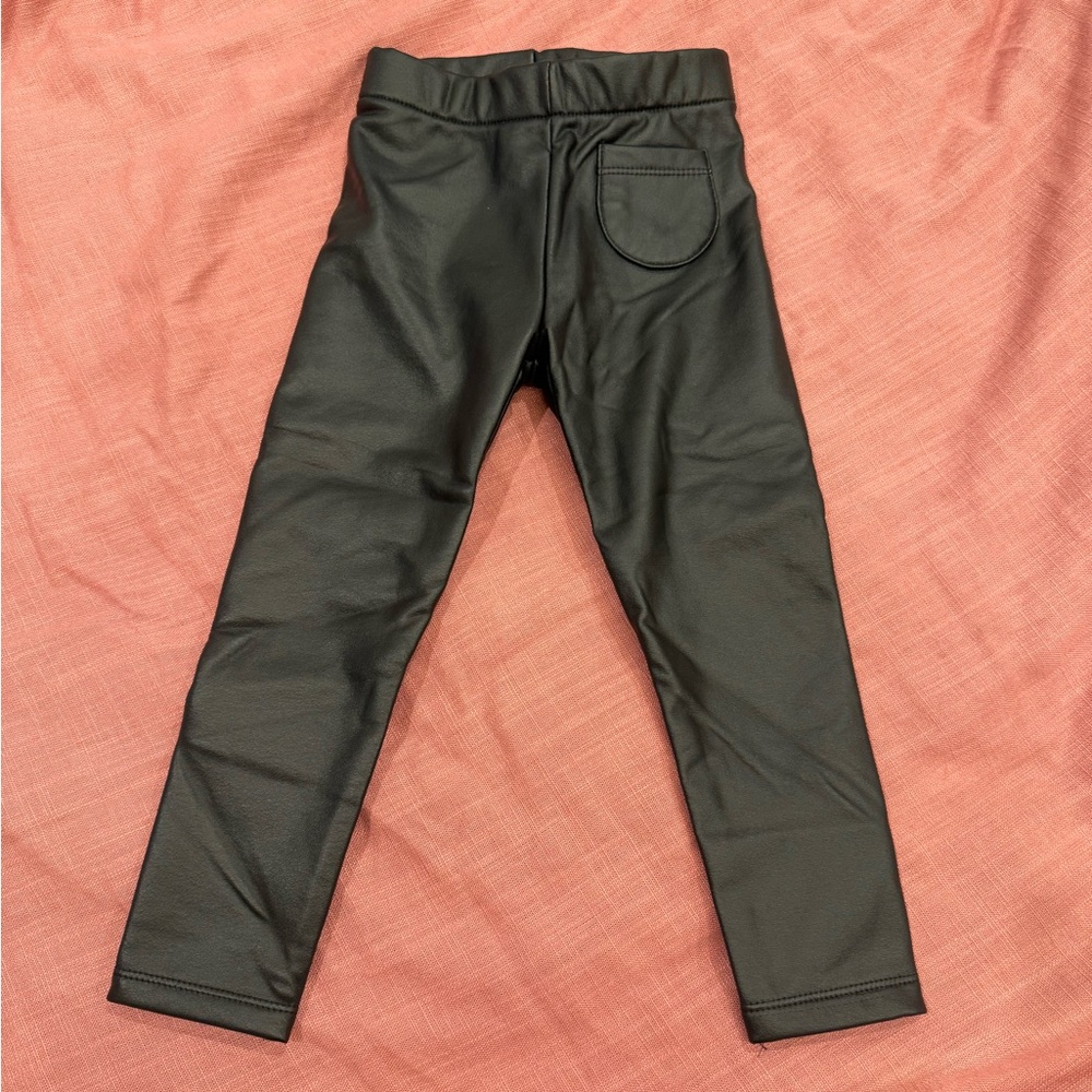 Zara toddler “leather” leggings